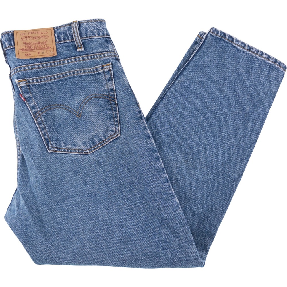 Vintage 1996 Levis Mens 38x30 550 Jeans Blue Relaxed Fit Tapered Canada 90s